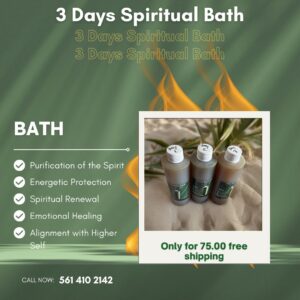 3 Days Spiritual Bath